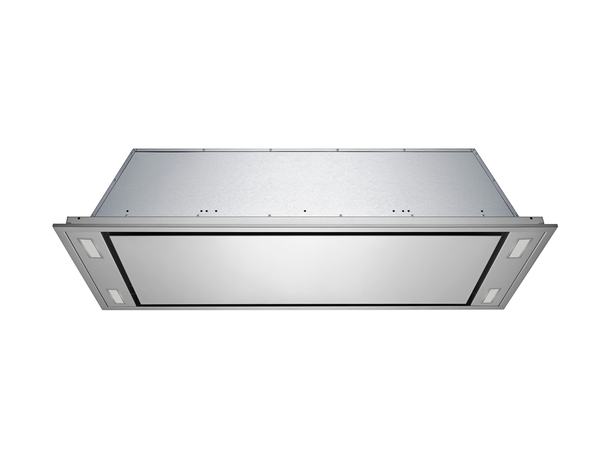 Victory Horizon stainless steel flush ceiling mount range hood, view 3