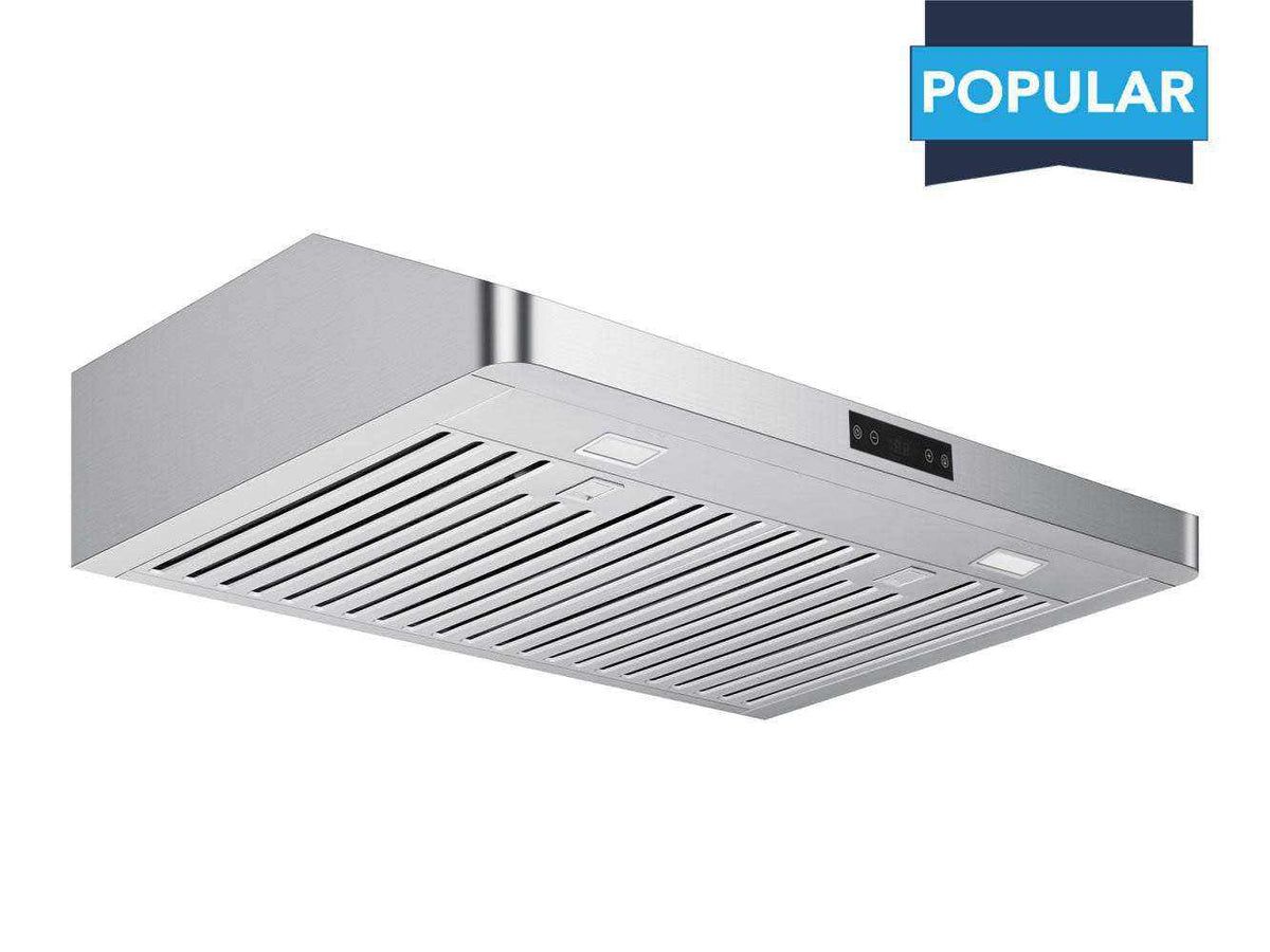 Victory Luna 30 inch stainless under cabinet range hood with touch controls