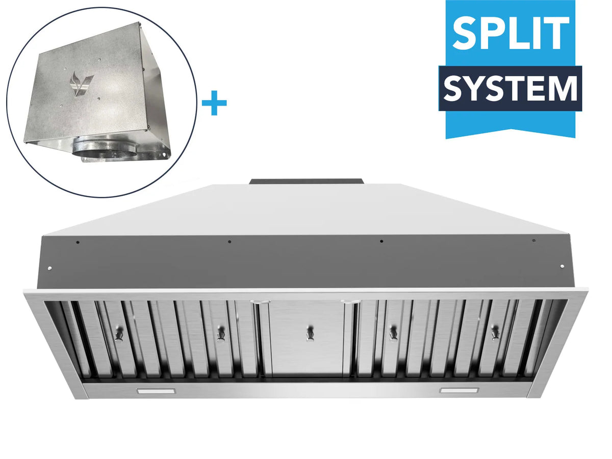 Victory Q5 36 inch range hood insert with remote blower