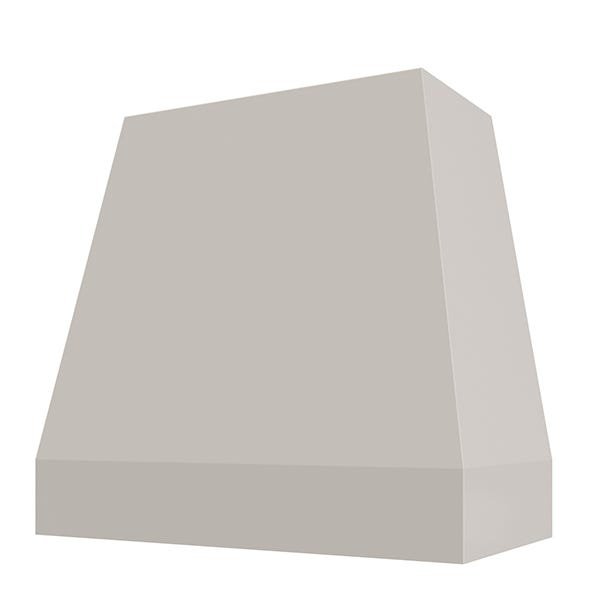 Kitchen and Cabinet Store Tapered Without Trim wood range hood in Light Gray