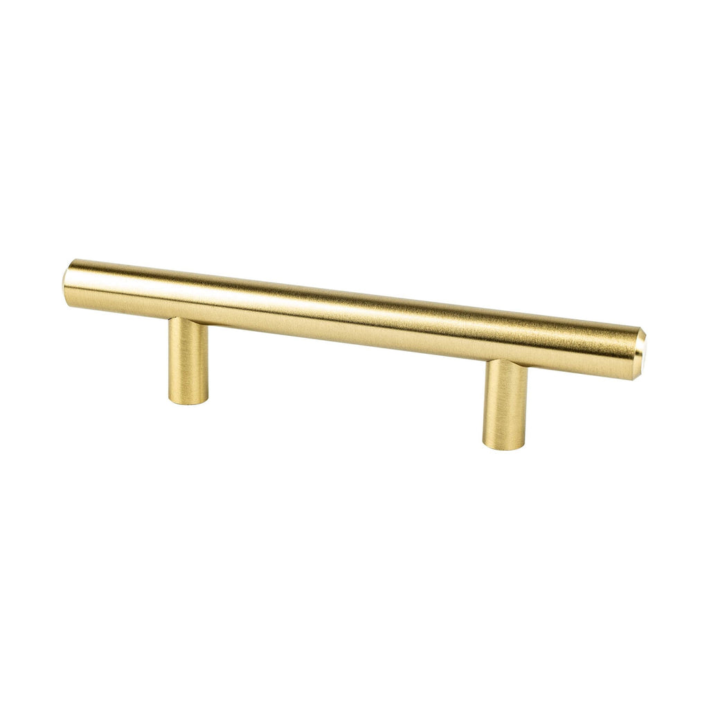BERENSON Tempo Cabinet Knobs & Pulls - Modern Brushed Gold