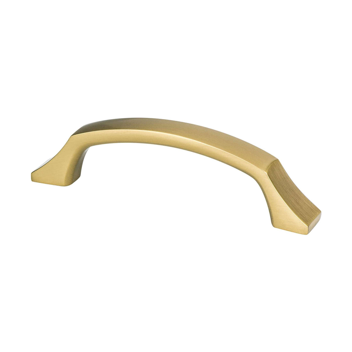 BERENSON Epoch Edge Cabinet Knobs & Pulls - Modern Brushed Gold