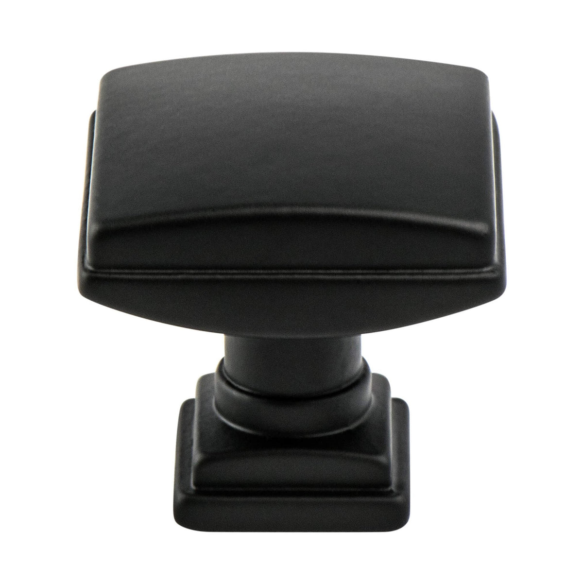 BERENSON Tailored Traditional Cabinet Knobs & Pulls - Matte Black