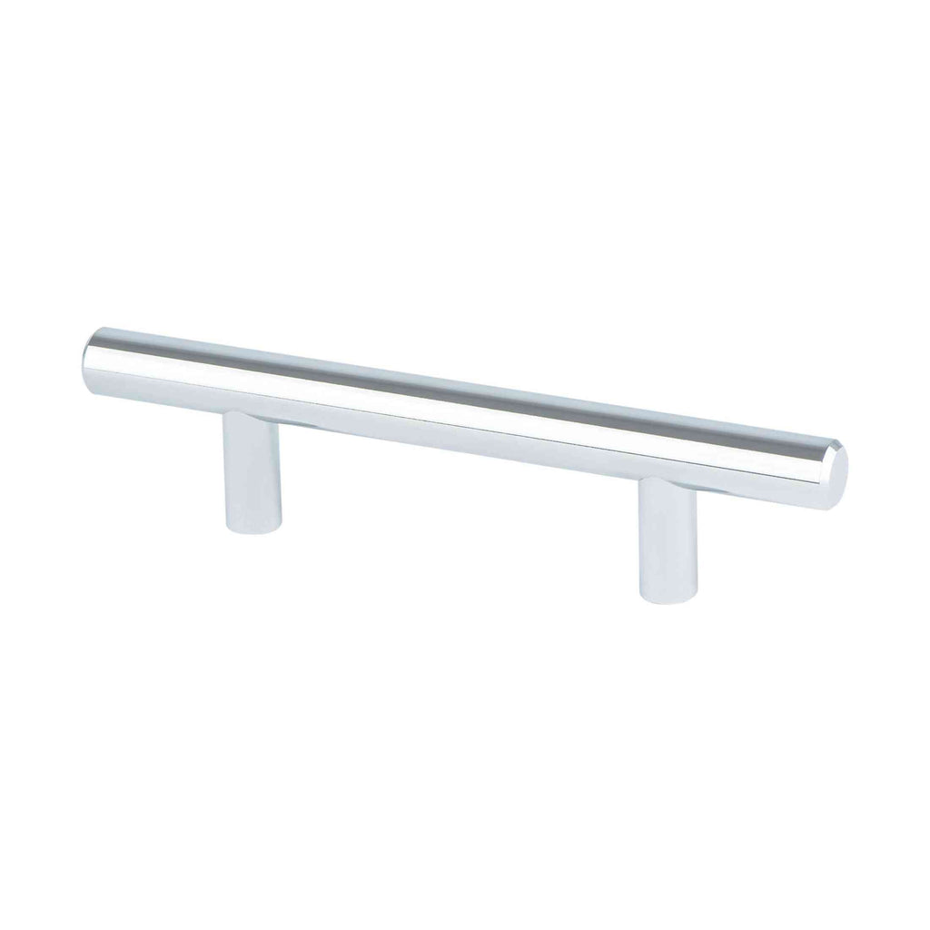 BERENSON Tempo Cabinet Knobs & Pulls - Polished Chrome