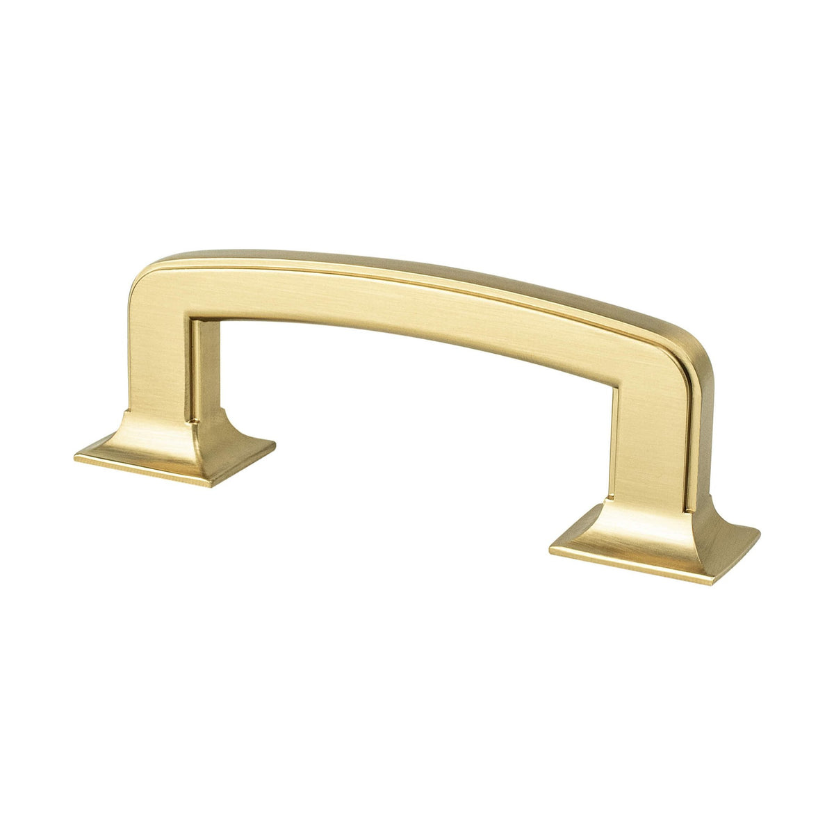 BERENSON Hearthstone Cabinet Knobs & Pulls - Modern Brushed Gold