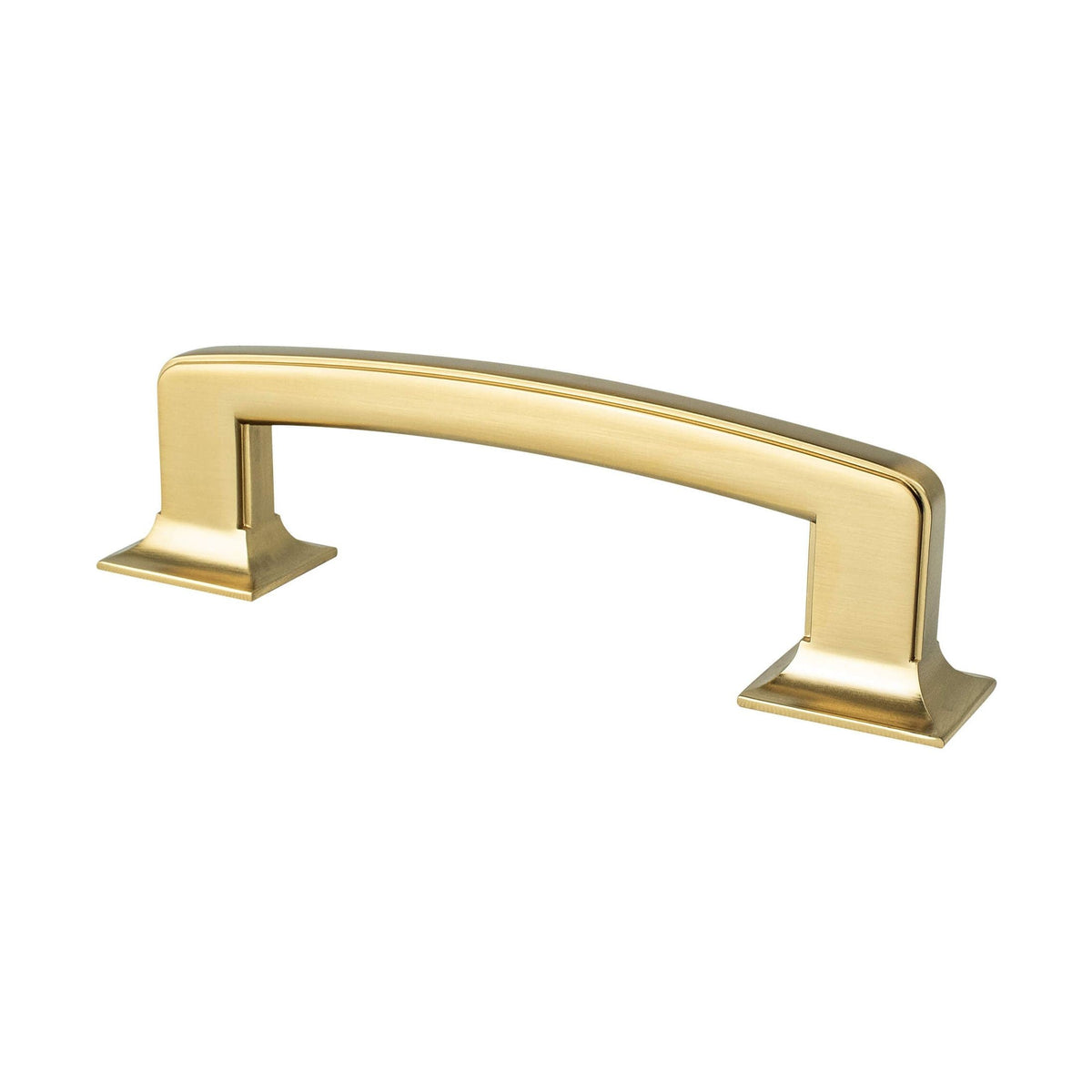 BERENSON Hearthstone Cabinet Knobs & Pulls - Modern Brushed Gold