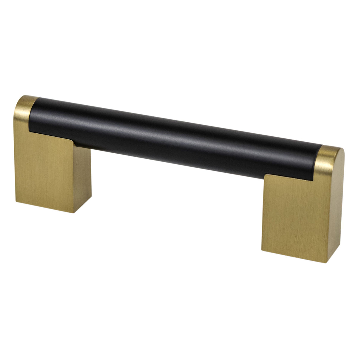 BERENSON Studio Remix Cabinet & Appliance Pulls - Matte Black and Modern Brushed Gold