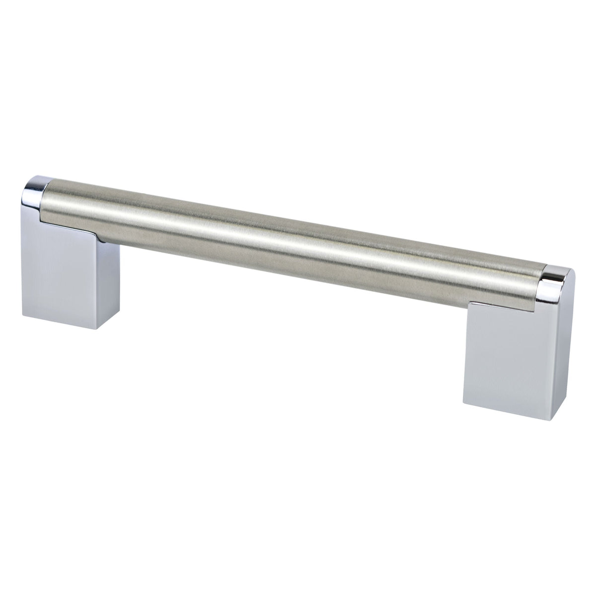 BERENSON Studio Remix Cabinet & Appliance Pulls - Brushed Nickel and Polished Chrome