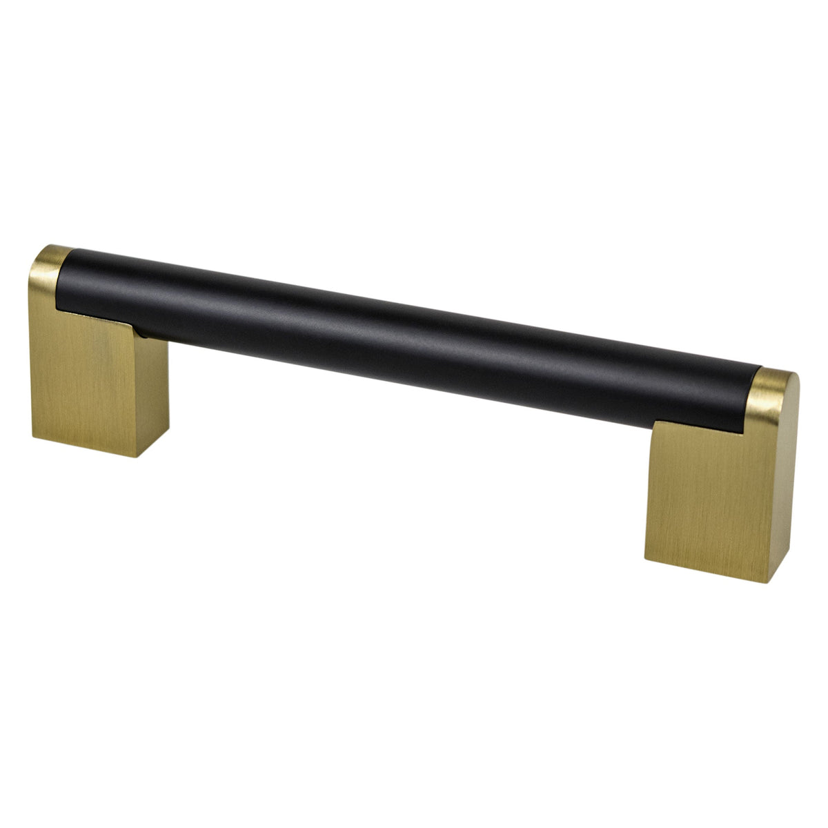 BERENSON Studio Remix Cabinet & Appliance Pulls - Matte Black and Modern Brushed Gold