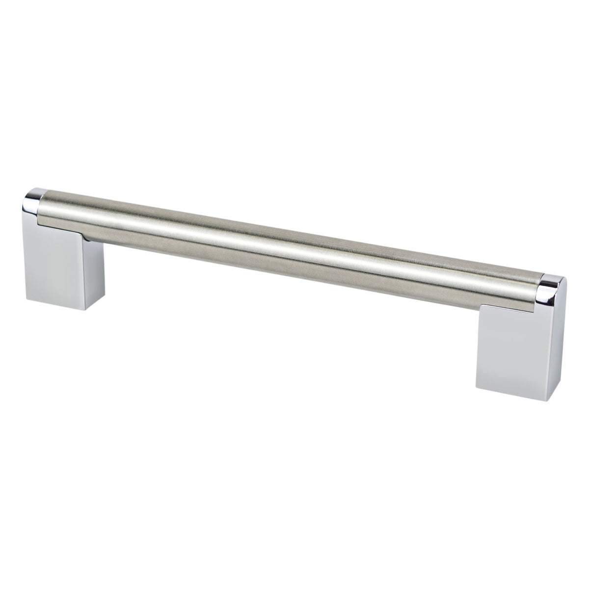BERENSON Studio Remix Cabinet & Appliance Pulls - Brushed Nickel and Polished Chrome