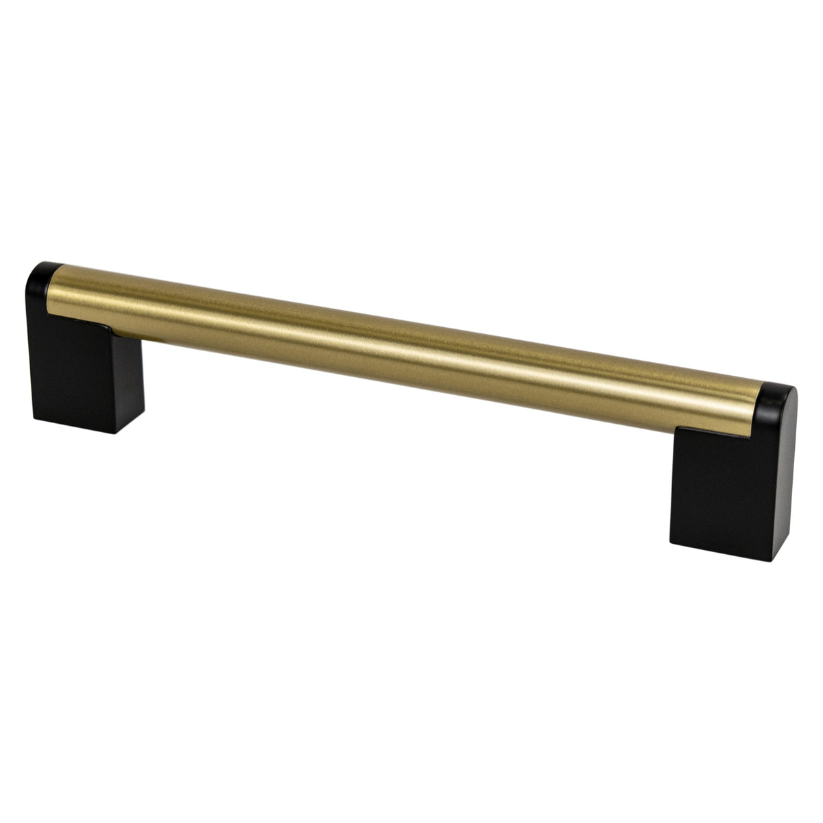 BERENSON Studio Remix Cabinet & Appliance Pulls - Modern Brushed Gold and Matte Black