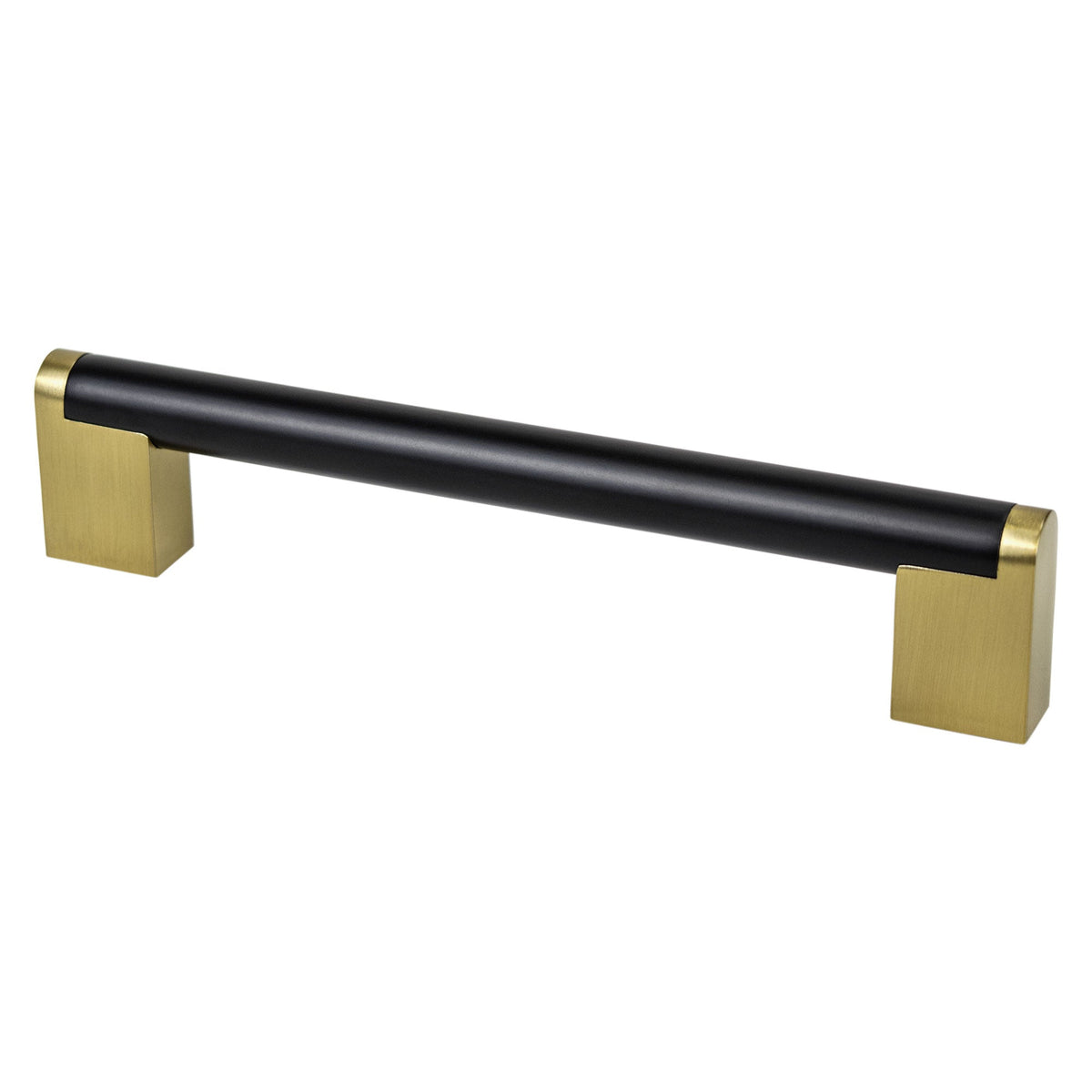 BERENSON Studio Remix Cabinet & Appliance Pulls - Matte Black and Modern Brushed Gold