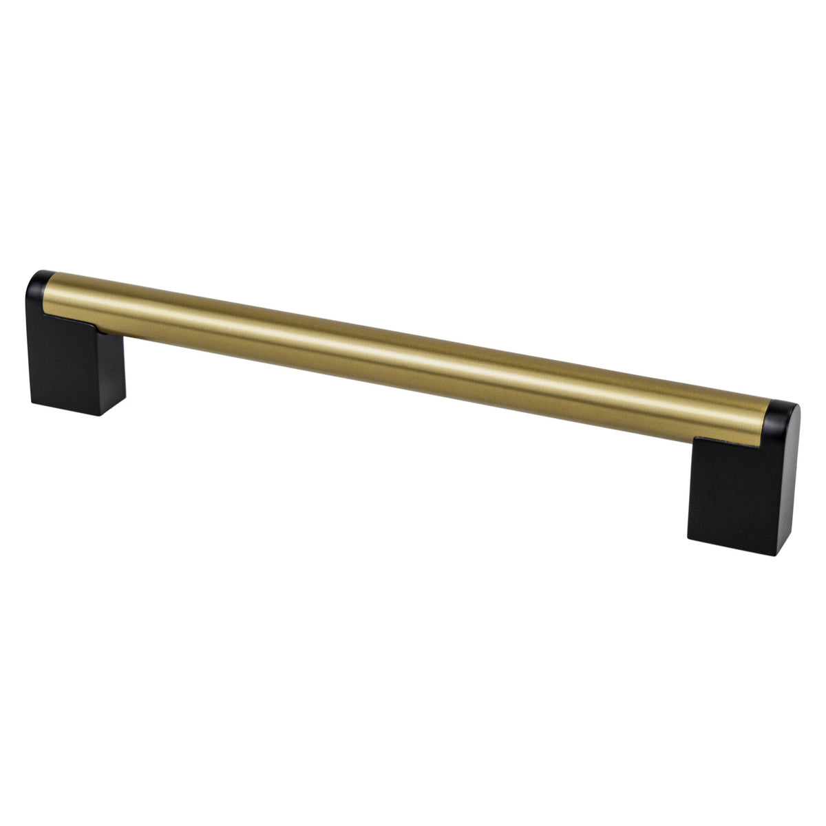 BERENSON Studio Remix Cabinet & Appliance Pulls - Modern Brushed Gold and Matte Black