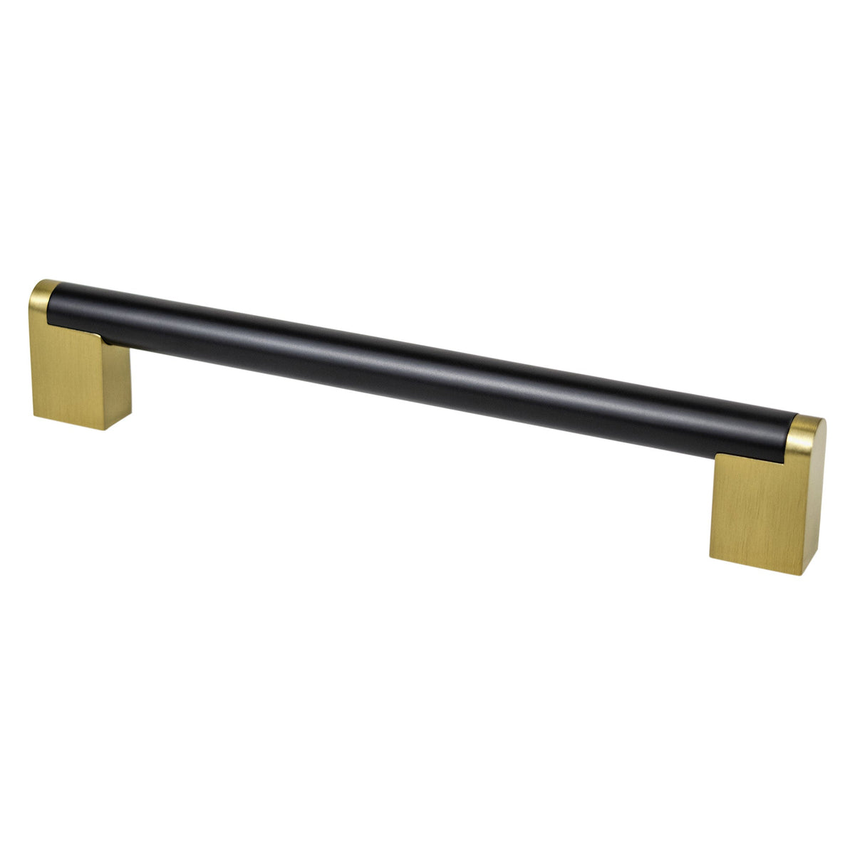 BERENSON Studio Remix Cabinet & Appliance Pulls - Matte Black and Modern Brushed Gold