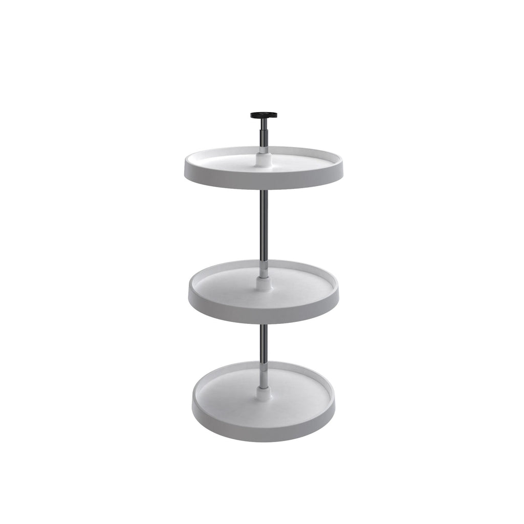 REV-A-SHELF 3073-531 Series Value Line Polymer Full Circle 3 Shelf Lazy Susan For 33 To 36 H Corner Wall Cabinets