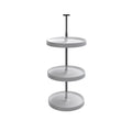 REV-A-SHELF 3073-536 Series Value Line Polymer Full Circle 3 Shelf Lazy Susan For 39 To 42 H Corner Wall Cabinets