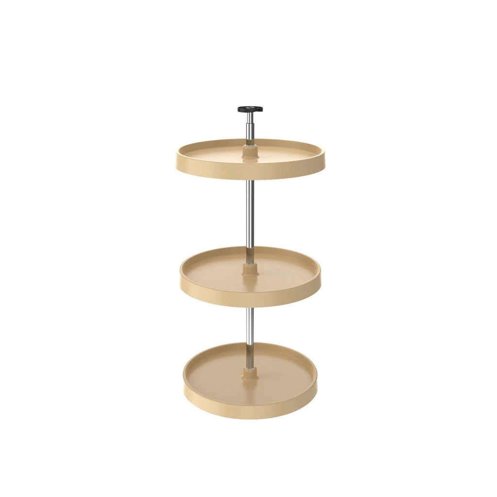 REV-A-SHELF 3073-531 Series Value Line Polymer Full Circle 3 Shelf Lazy Susan For 33 To 36 H Corner Wall Cabinets