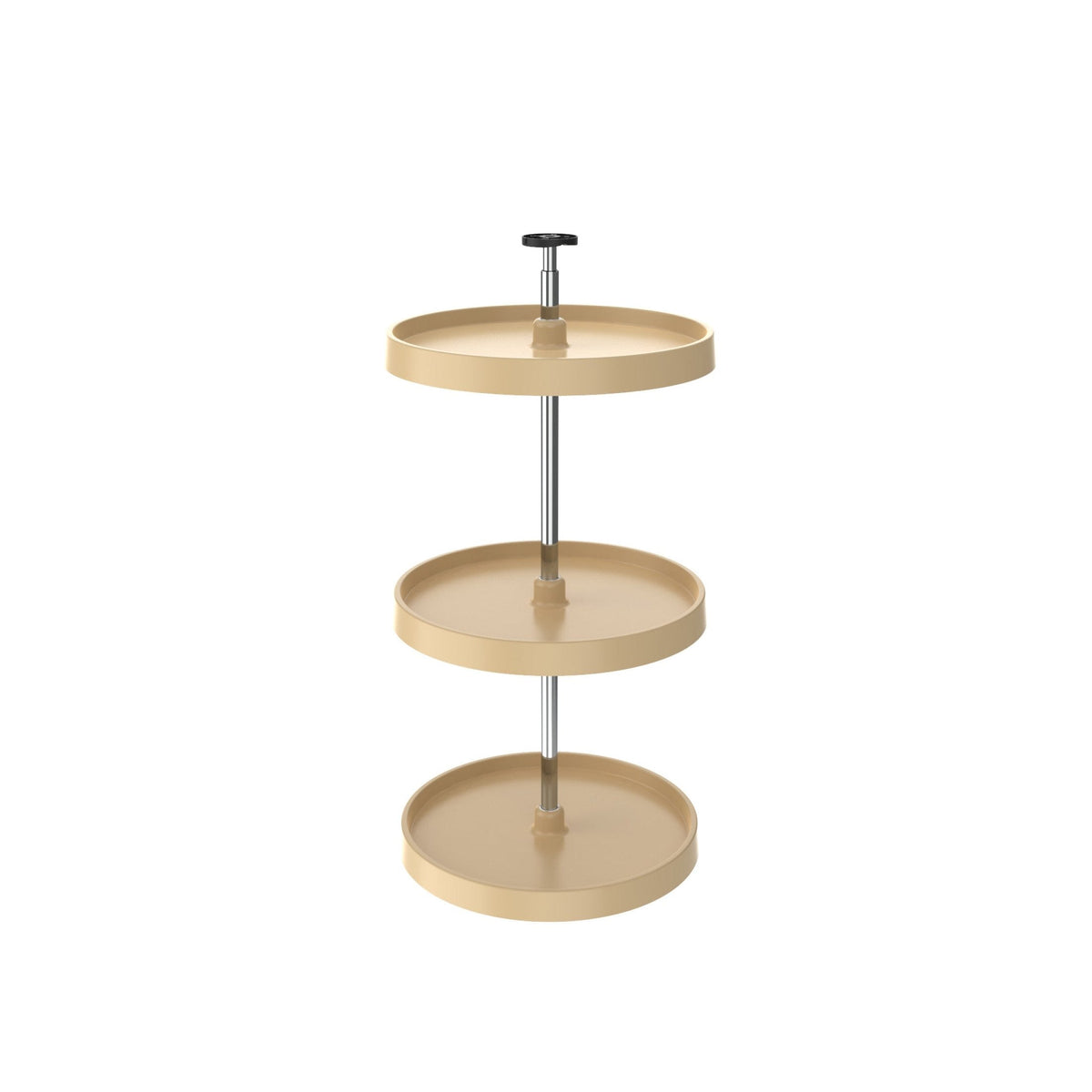 REV-A-SHELF 3073-531 Series Value Line Polymer Full Circle 3 Shelf Lazy Susan For 33 To 36 H Corner Wall Cabinets