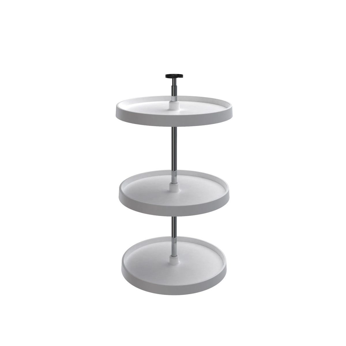 REV-A-SHELF 3073-531 Series Value Line Polymer Full Circle 3 Shelf Lazy Susan For 33 To 36 H Corner Wall Cabinets