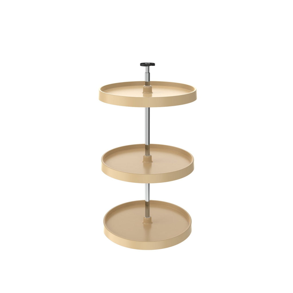 REV-A-SHELF 3073-531 Series Value Line Polymer Full Circle 3 Shelf Lazy Susan For 33 To 36 H Corner Wall Cabinets