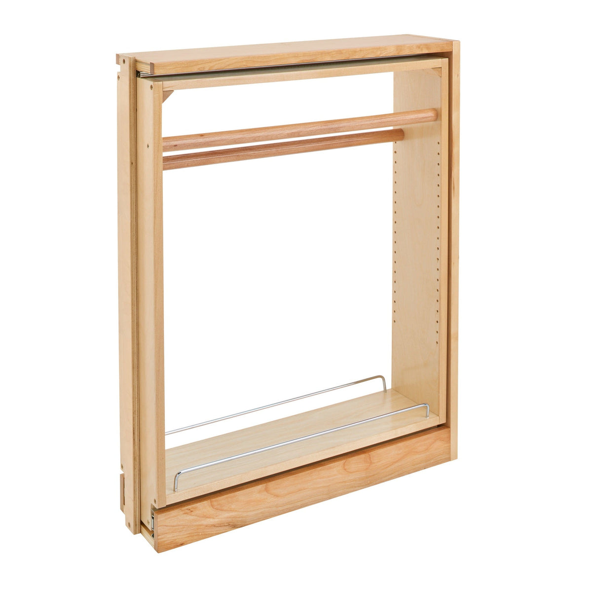 REV-A-SHELF 432TB Series Pullout Between Cabinet Towel Bar Base Filler w/ Ball-Bearing Soft-Close Slides