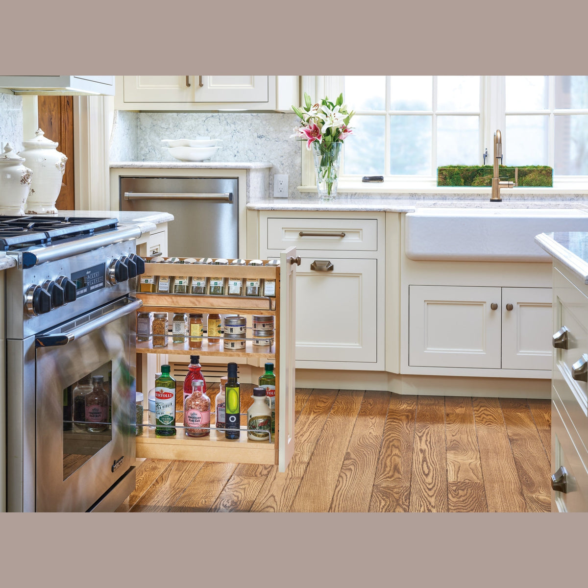 REV-A-SHELF 448-11SC-SRI-1 Wood Spice Rack Insert for 448-BCSC-11C