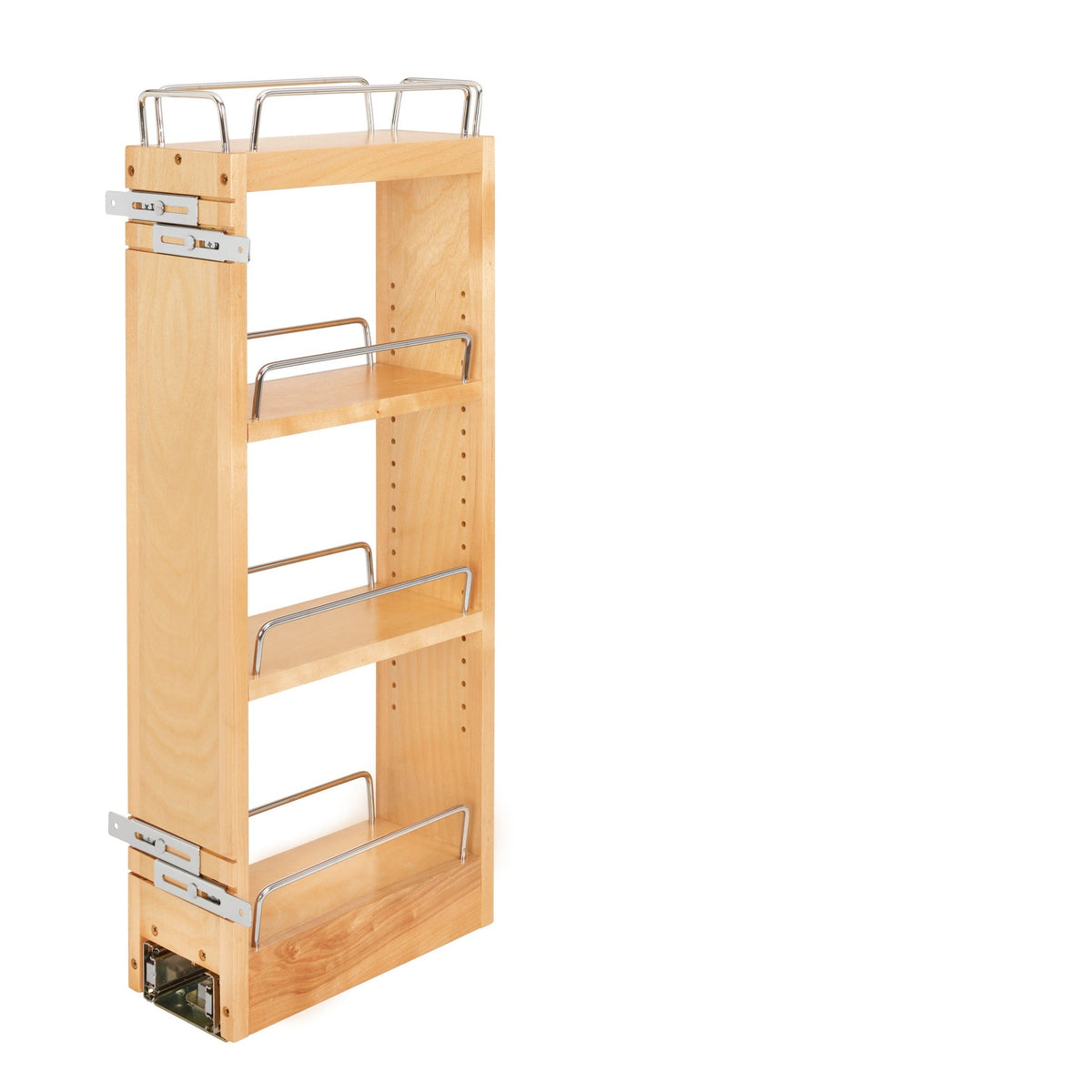 REV-A-SHELF 448-BBSCWC Series Natural Maple Five Shelf Pullout w/ Soft-Close