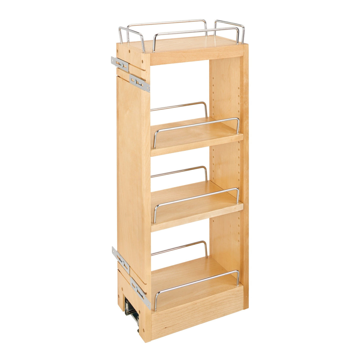 REV-A-SHELF 448-BBSCWC Series Natural Maple Five Shelf Pullout w/ Soft-Close