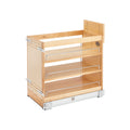 REV-A-SHELF 448-BDDSC Series Three Shelf Drawer Door Organizer Pullout w/ BLUMOTION Soft-Close