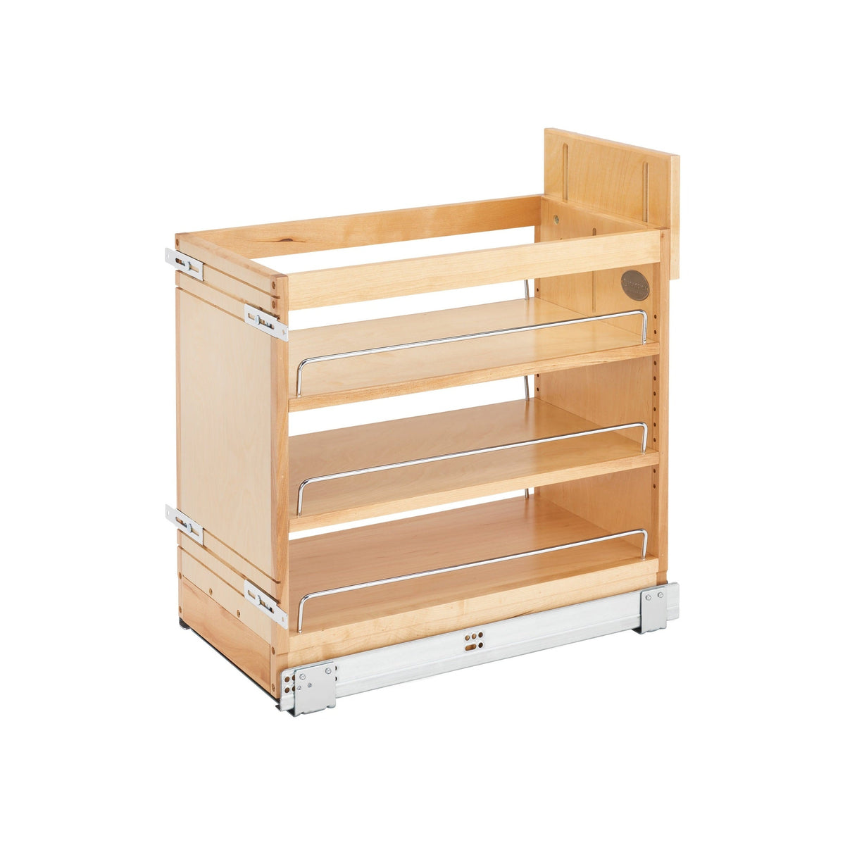 REV-A-SHELF 448-BDDSC Series Three Shelf Drawer Door Organizer Pullout w/ BLUMOTION Soft-Close
