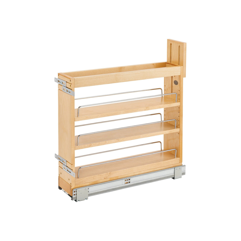 REV-A-SHELF 448-BDDSC Series Three Shelf Drawer Door Organizer Pullout w/ BLUMOTION Soft-Close