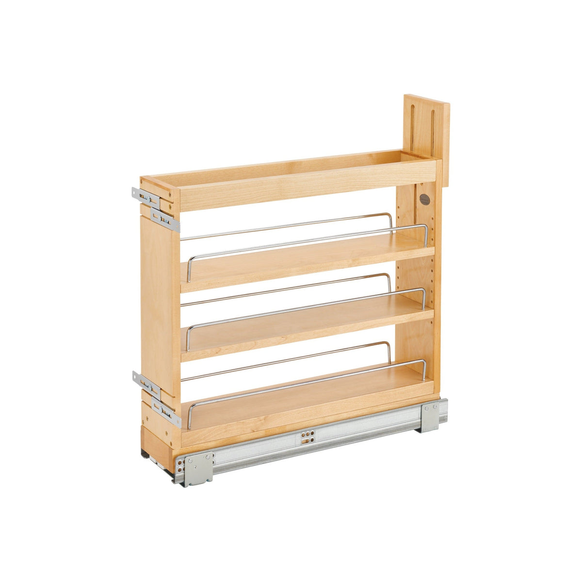REV-A-SHELF 448-BDDSC Series Three Shelf Drawer Door Organizer Pullout w/ BLUMOTION Soft-Close