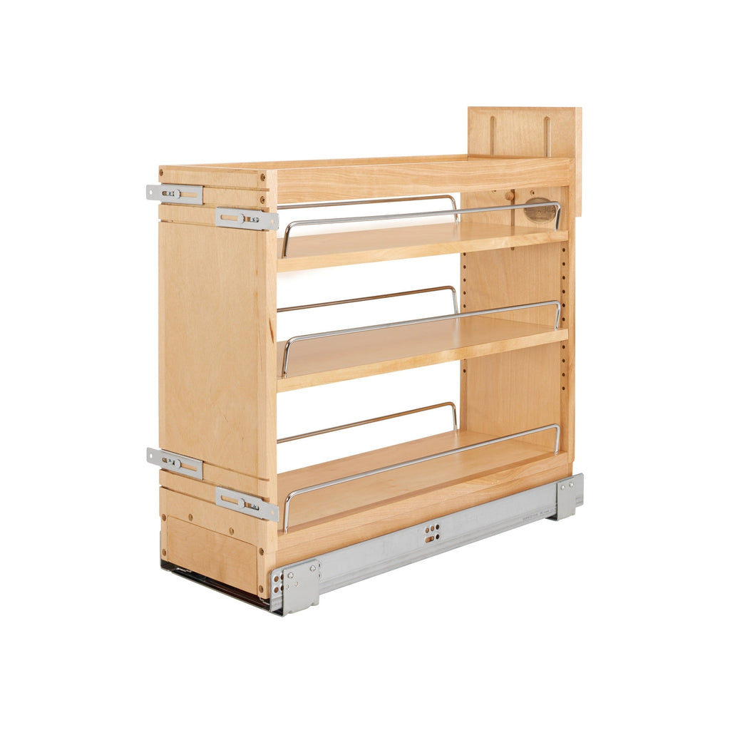 REV-A-SHELF 448-BDDSC Series Three Shelf Drawer Door Organizer Pullout w/ BLUMOTION Soft-Close