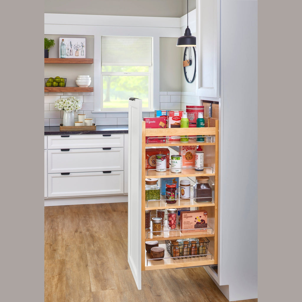 REV-A-SHELF 448-TPF Series Tall Cabinet Pullout w/ Fulterer Soft-Close Slides