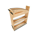 REV-A-SHELF 448CC Series Craftsman Collection Solid Maple Pullout Organizer w/ BLUM Soft-Close