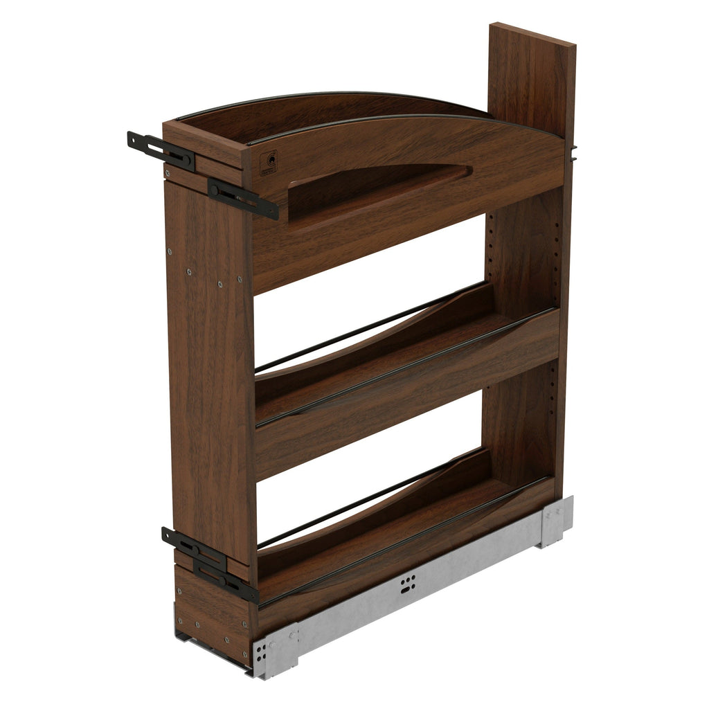 REV-A-SHELF 448CC Series Craftsman Collection Solid Maple Pullout Organizer w/ BLUM Soft-Close