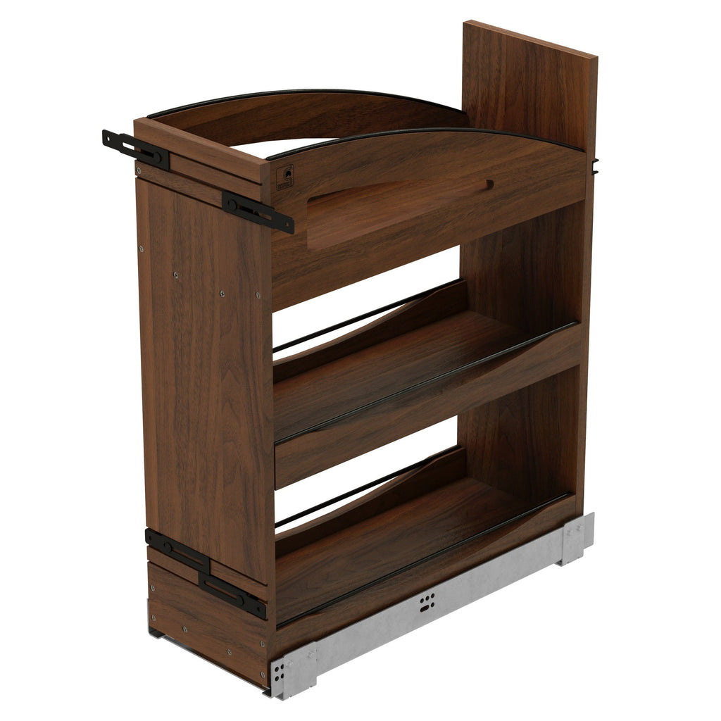 REV-A-SHELF 448CC Series Craftsman Collection Solid Maple Pullout Organizer w/ BLUM Soft-Close