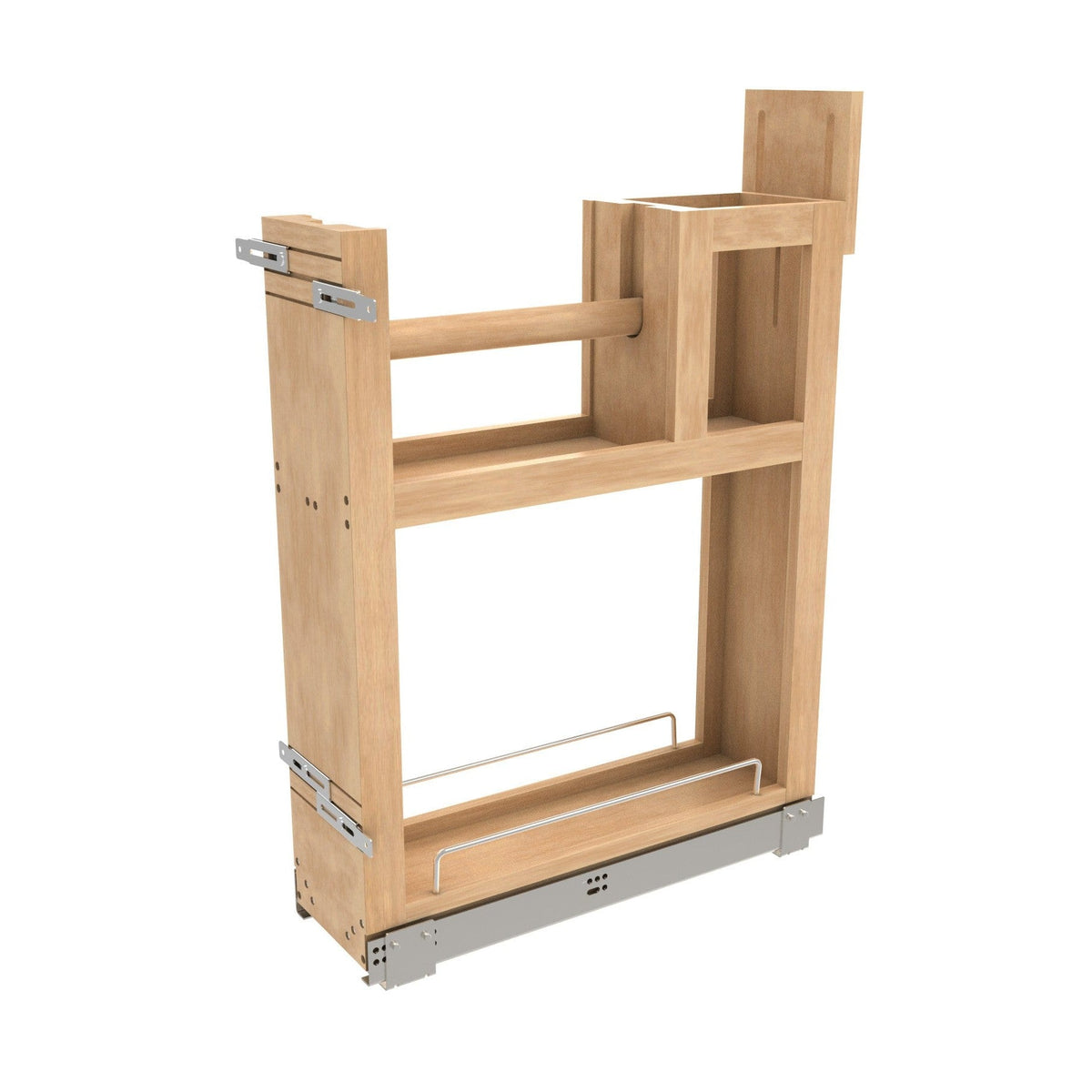 REV-A-SHELF 448PTH Series Paper Towel Holder Base Organizer w/ Blum Soft-Close