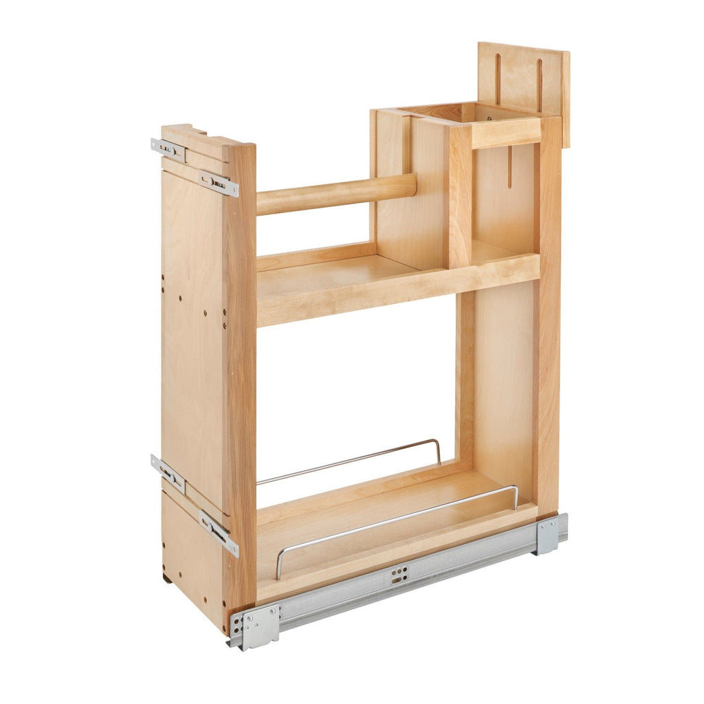 REV-A-SHELF 448PTH Series Paper Towel Holder Base Organizer w/ Blum Soft-Close