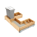 REV-A-SHELF 486 Series Natural Maple Side Mount U-Shaped Vanity Sink Base Pullout w/ BLUMOTION Soft-Close