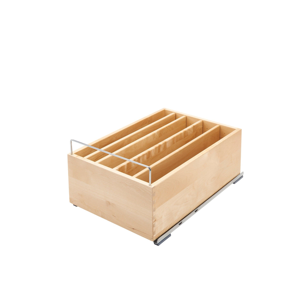 REV-A-SHELF 4CDS Series Wood Base Cabinet Deep Casserole Dish Organizer w/ BLUM Soft-Close Slides