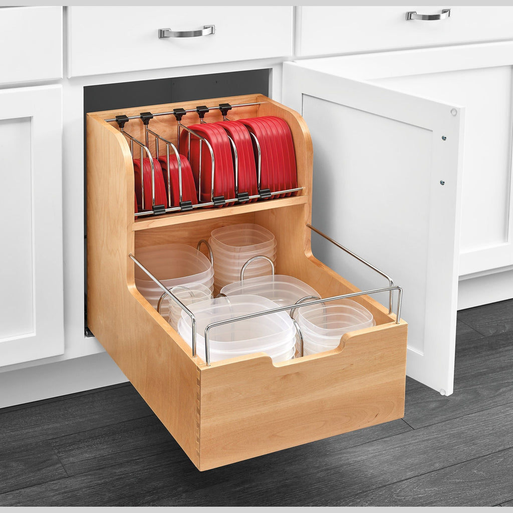 REV-A-SHELF 4FSCO Series Wood Food Storage Container Organizer