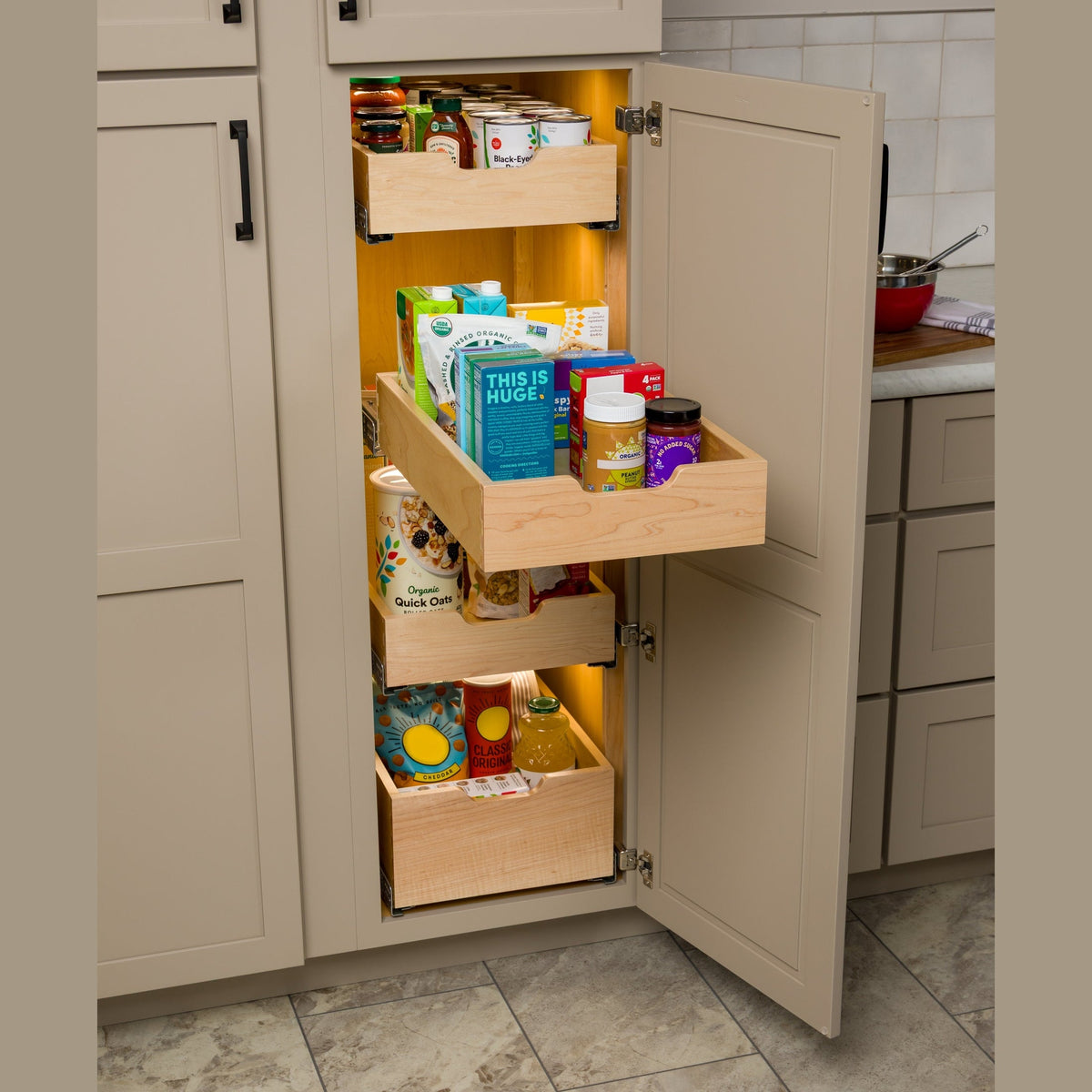 REV-A-SHELF 4PIL-SET Series  Wood Pilaster Uprights and Pilaster Hardware sets