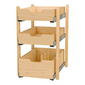 REV-A-SHELF 4PIL-KIT Tall Series Natural Maple Pilaster Kit w/ BLUM Soft-Close for Full-Height Base (2) Standard and (1) Tall Drawer Box, 27-1/4 x 1-1/8" Uprights