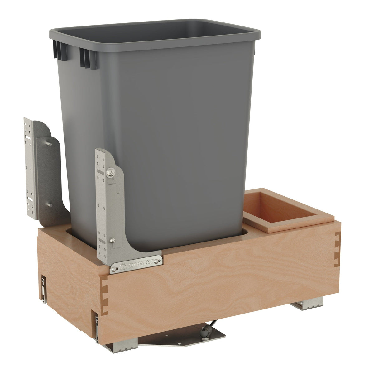 REV-A-SHELF 4WCBM Series Maple Pullout Waste Container with Rev-A-Motion® Soft-Open/Soft-Close