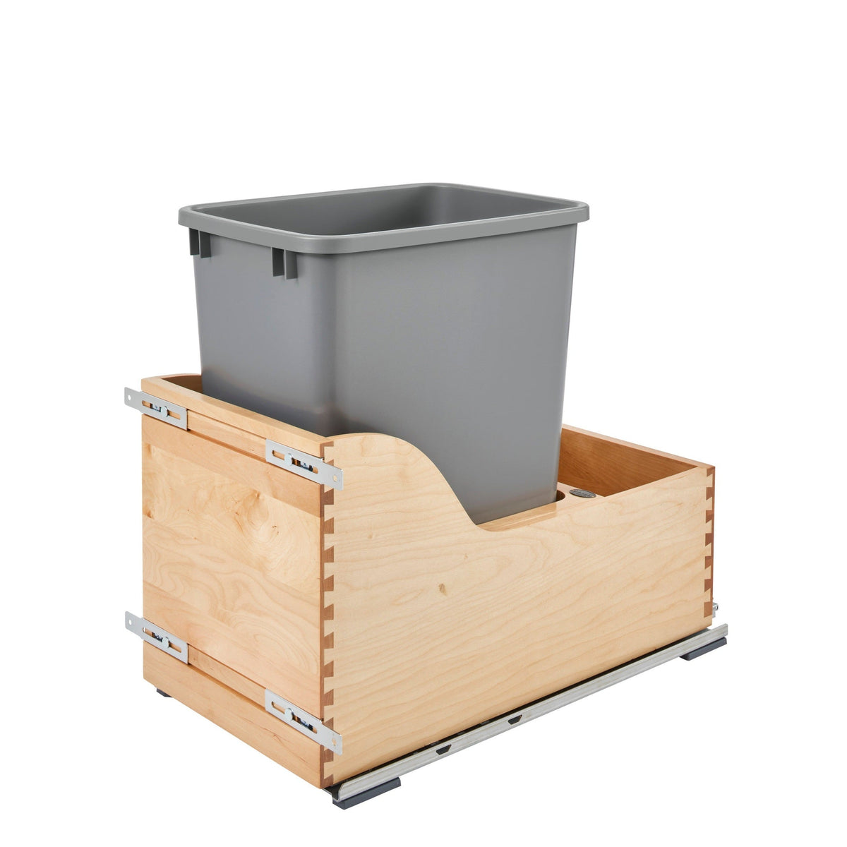 REV-A-SHELF 4WCSD Series Wood Pullout Waste Container w/ Soft-Close and SERVO-DRIVE System