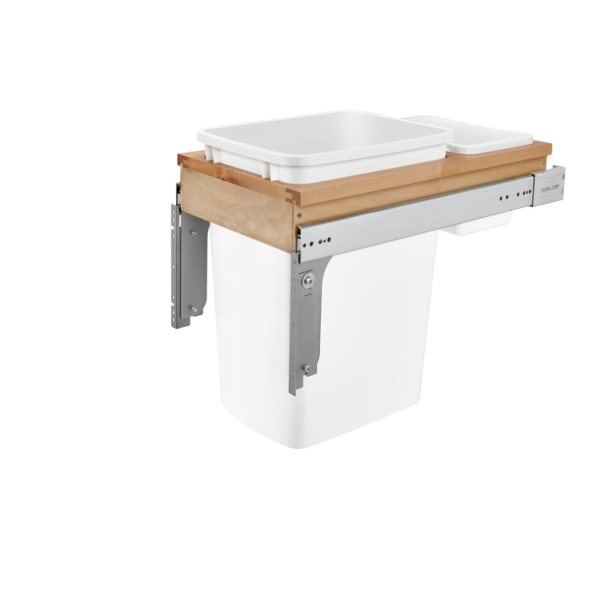 REV-A-SHELF 4WCTM Series Wood Top Mount Pullout Single Waste Container
