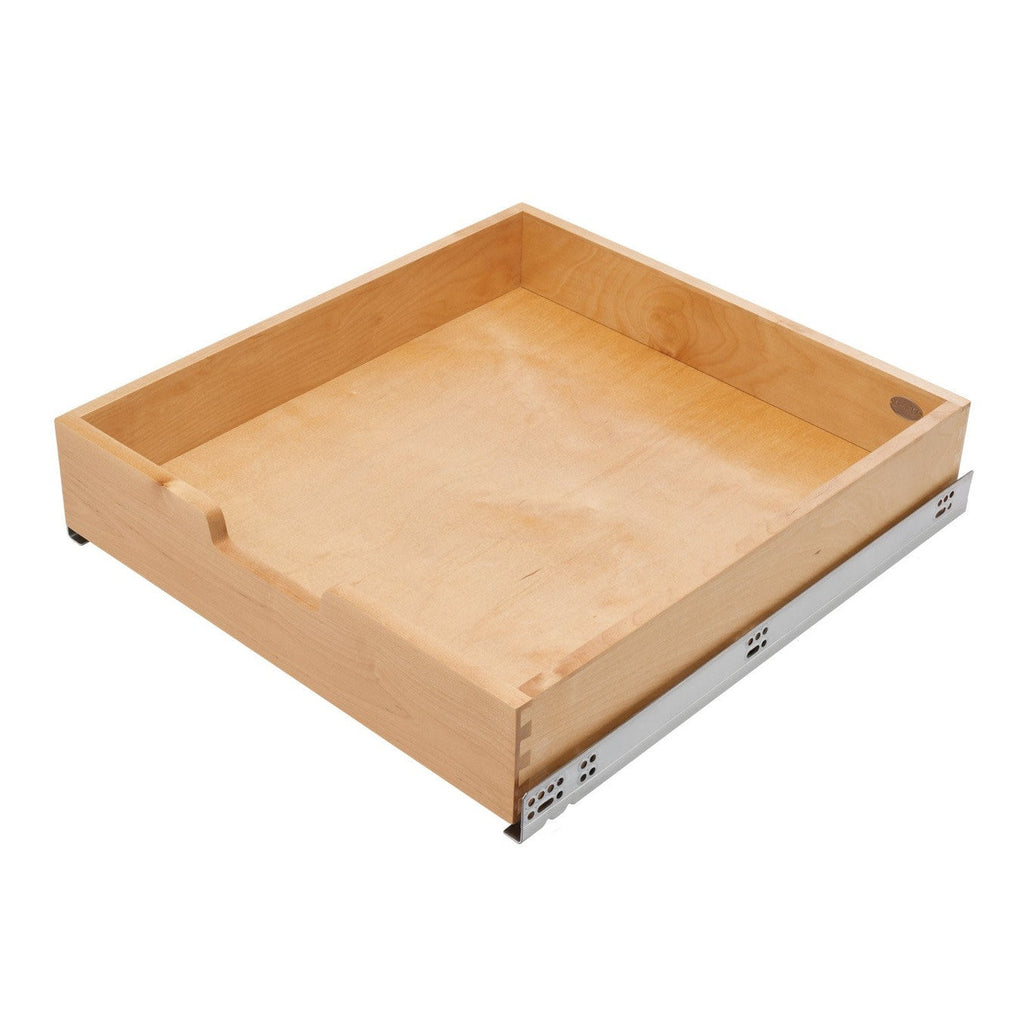 REV-A-SHELF 4WDB4-PIL Series Standard Wood Pilaster Accessory Drawer w/ BLUM Soft-Close