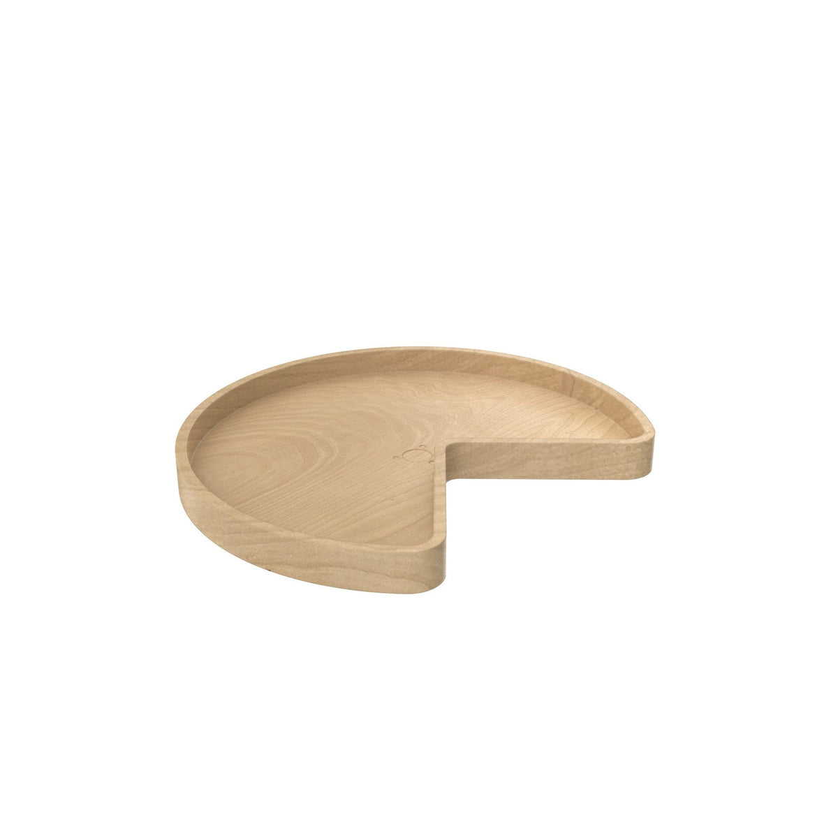 REV-A-SHELF 4WLS401 Series Wood Kidney Shaped Lazy Susans Shelf For Corner Base Cabinets
