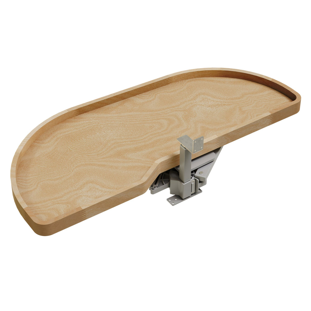 REV-A-SHELF 4WLS871 Series Maple Single-Tier Classic Girasolo w/ Soft-Close  Blind Corner Organizer